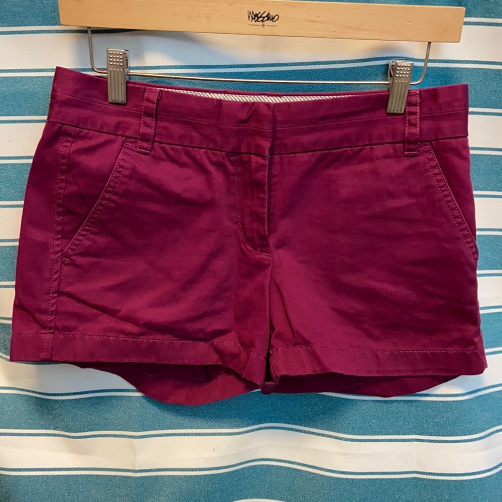 J. Crew chino flat front shorts